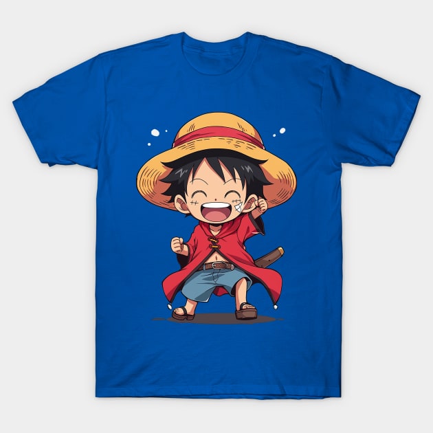 luffy T-Shirt by skatermoment